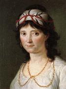 Zacarias Gonzalez Velazquez Portrait of a Young Woman painting